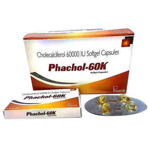 Cholecalciferol 60000 IU Softgel Capsules