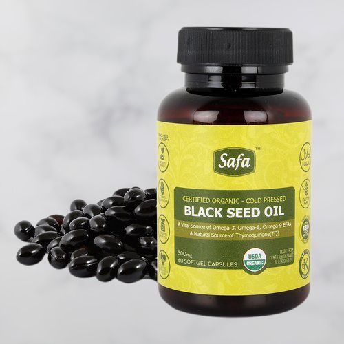 Organic Cold Pressed Black Seed Immunity Booster Softgel Capsules  No. Of Capsules Per Pack: 60 Per Bottle