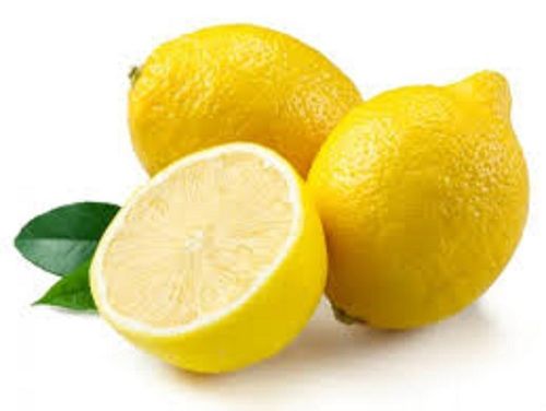 Round Organic Fresh Yellow Lemon