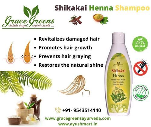 Safe to Use Shikakai Henna Shampoo