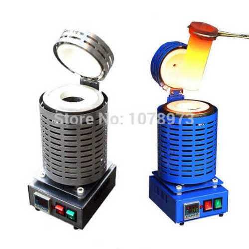 Blue Semi Automatic Melting Machine