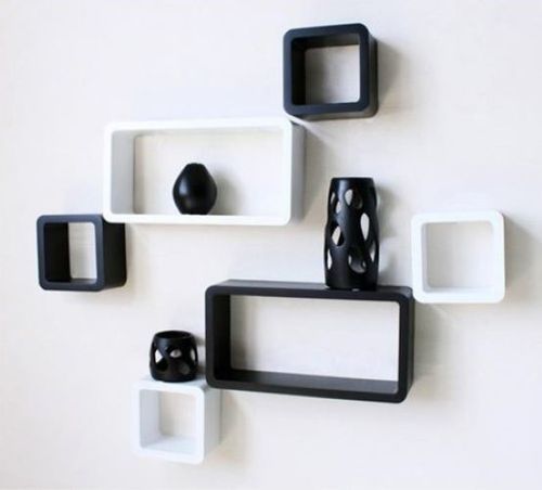 Black Premium Wall Shelves