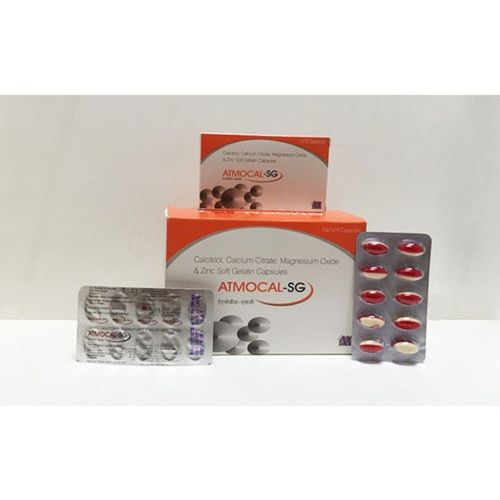 Calcitriol Calcium Carbonate Zinc Sulphate Softgel Capsule General Medicines