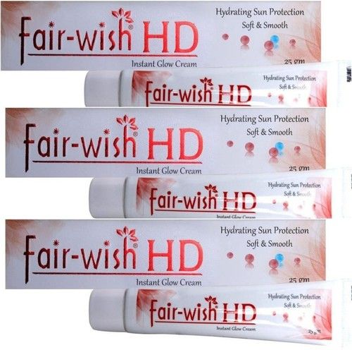 Fair Wish Hd Instant Glow Cream For Instant Fairness Bright Skin With Sun Protection, Whitening And Face Brightening For Men & Amp; Women. Nominal Voltage: 06 Volt (V)