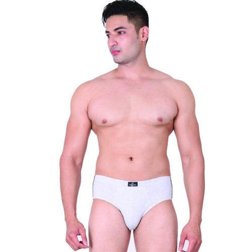 Plain Mens White V Cut Brief Cotton Underwear at Best Price in