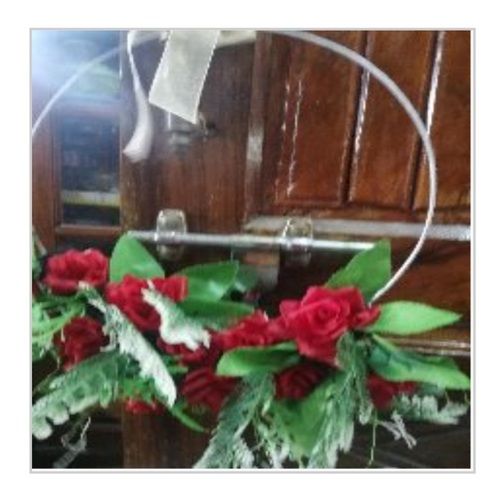 Shiny Finish Artificial Flower Bouquet