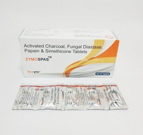 Activated Charcoal Fungal Diastase Papain And Simethicone Tablets Generic Drugs