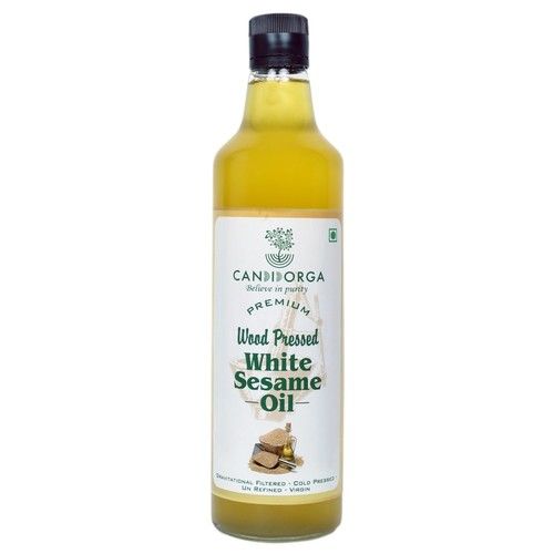 Cold Pressed Extraction Based Pure White Sesame Oil