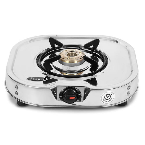 Fogger Single Glen Stainless Steel Manual Gas Stove (1 Burners) Dimension(L*W*H): 39X33.5X7  Centimeter (Cm)