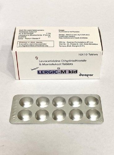 Levocetirizine Dihydrochloride And Montelukast Tablets Generic Drugs