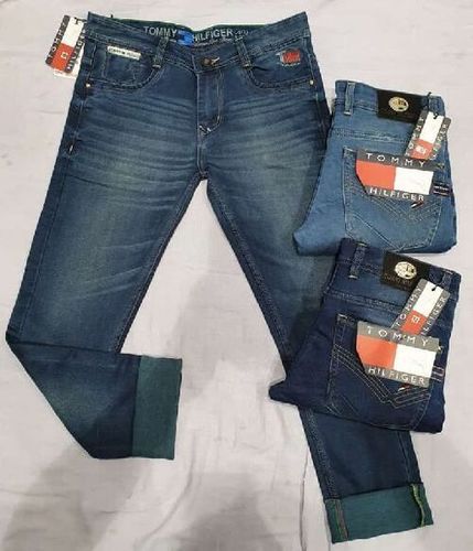 Blue Party Wear Mens Jeans