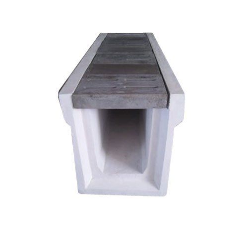 Gray Precast Rcc U-Shape Drain