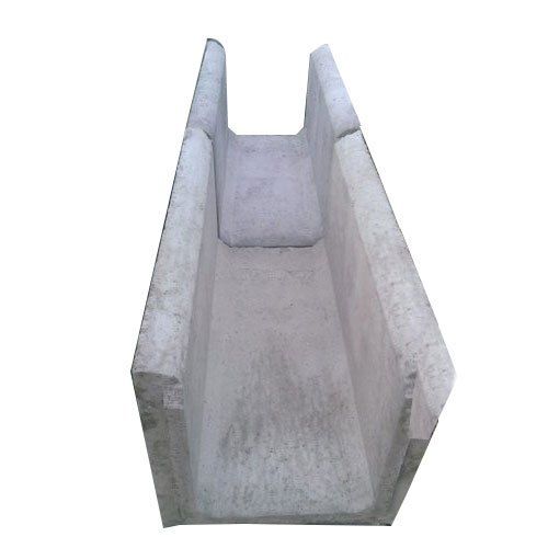 Gray Precast Rcc U-Shape Drain