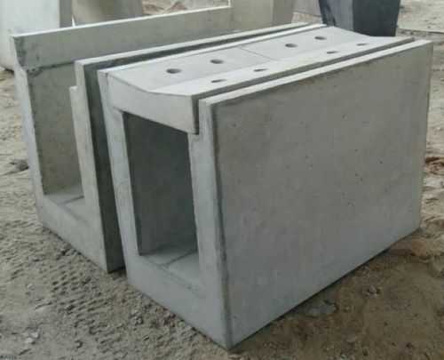 Gray Precast Rcc U-Shape Drain