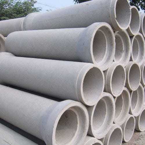 RCC Cement Pipe - 300 Mm Diameter, Grey Color | Excellent Strength, Sturdy Design for Water Main, Sewer, Culvert, Interior Supply