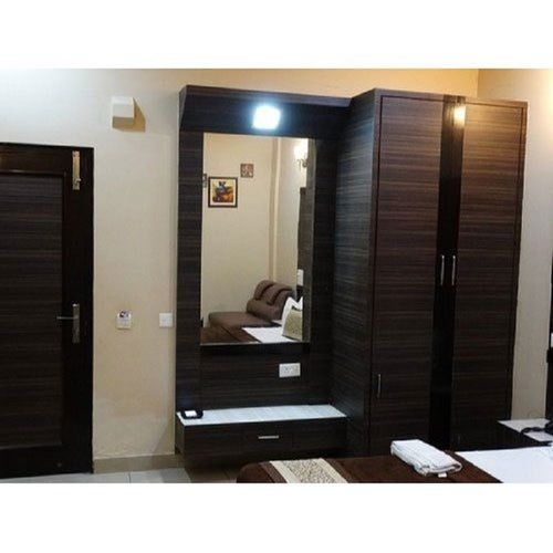 Innout Designer And Interiors Wooden Wardrobe With Dressing Table at ...
