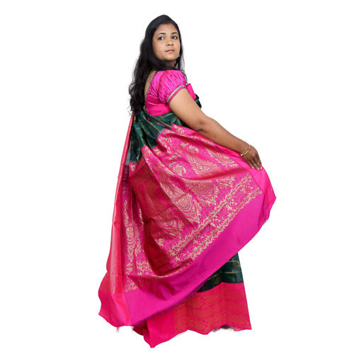 9 Inch Silk Cotton Korvai