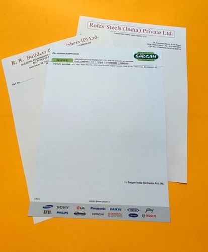 Customized Corporate Business Letterhead Printing Service