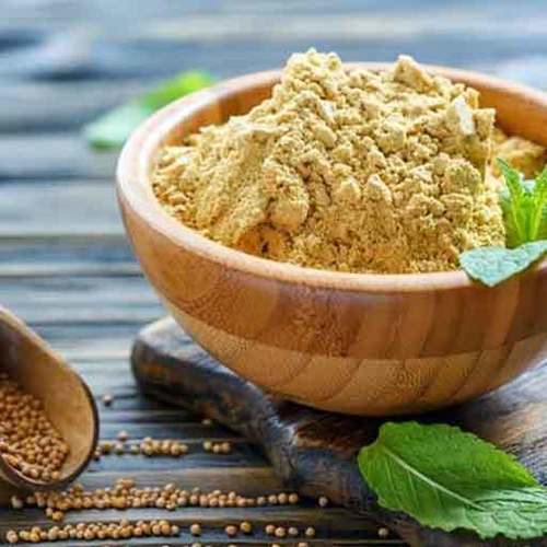 Yellow Healthy And Natural Dried Mustard Powder