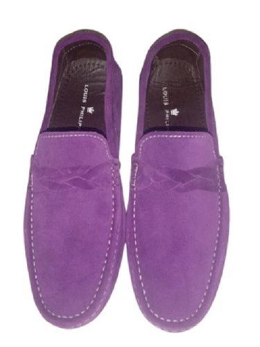 All Men Purple Loafers Shoes