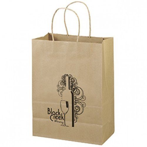 Biodegradable Printed Brown Paper Bag