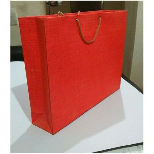 Red Color Paper Shopping And Gifts Bag