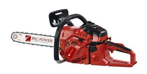 Semi Automatic 60 Cc Portable Red Gasoline Chainsaw