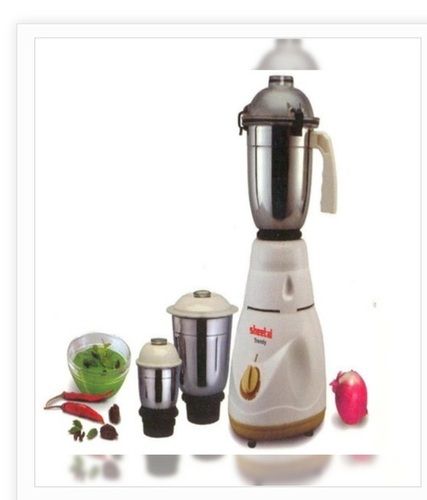 White Fully Electric Mixer Grinder