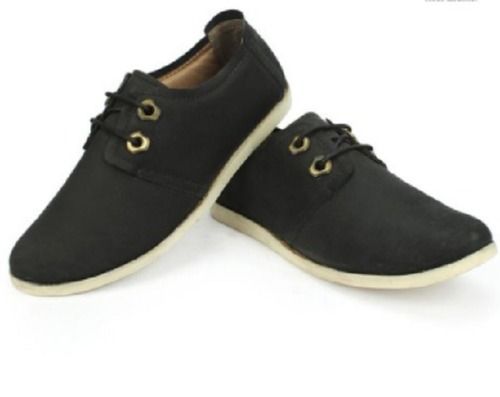 Breathable Mens Horex Classy Casual Black Shoes