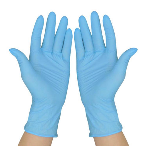 Blue Nitrile Examination Gloves