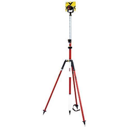 Surveying Telescopic Prism Pole Stand - Mild Steel, Iron, Aluminum, Various Sizes | Durable, Waterproof, Easy to Assemble, Zero Error Default