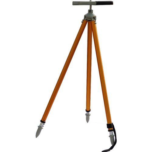 Surveying Telescopic Prism Pole Stand - Mild Steel, Iron, Aluminum Materials , Durable & Waterproof Design, Easy to Assemble with Compact Prism Assembly