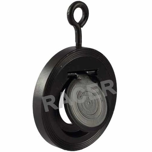 Wafer Type MS Non Return Valve - 25-300 mm Size, Black Color | Industrial Application, Designed for Controlling Liquid/Gas Flow