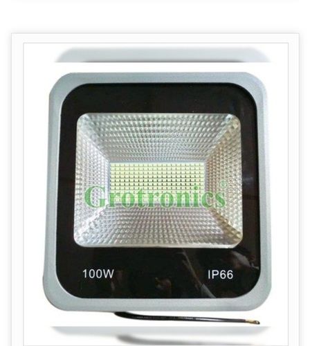 LED Flood Light - Aluminum Body, 100W Power, 3500K-4100K Color Temperature | IP66 Rated, Cool White Light