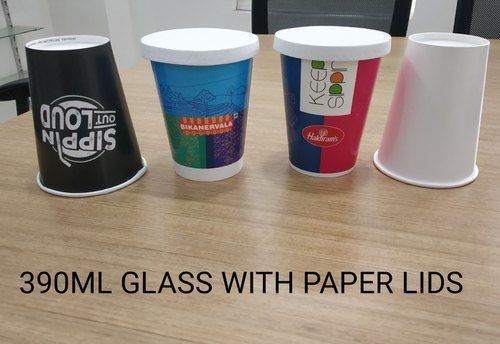 390ML Paper Glass With Paper Lid