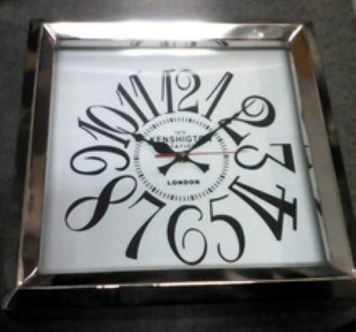 Silver Fashion Wall Clock