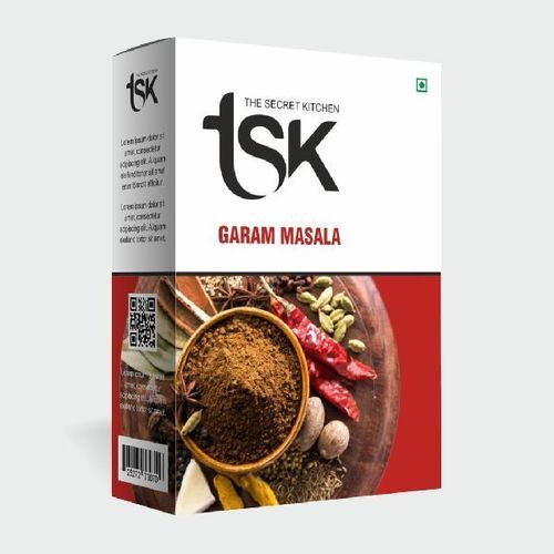 Healthy and Natural Dried Garam Masala Powder - Food Grade, Light Brown Powder | Non Harmful, Natural Taste, Blended Processing