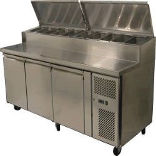 Pizza Preparation Counter - Color: Steel