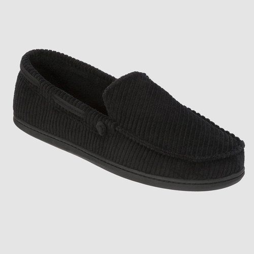 All Black Color Suede Moccasin Shoes