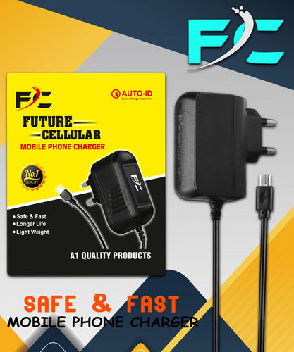 Black Fc 1.5 Amp Mobile Travel Charger