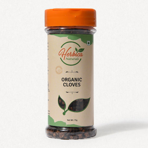 Herbica Organic Clove Whole 75 Gm (Pet Jar)