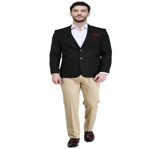 Maroon Mens Cotton Party Wear Blazer