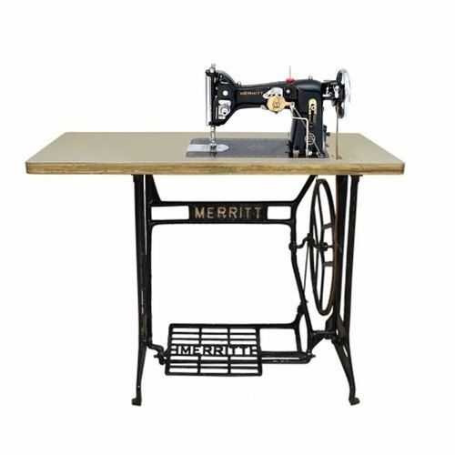 Semi-Automatic Merritt Stitch Master Sewing Machine With Gear Foot Basic