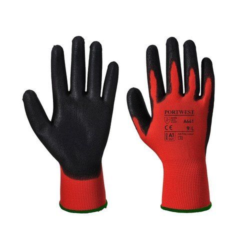 All Red And Black Color Ap02 Leather Palm Gloves