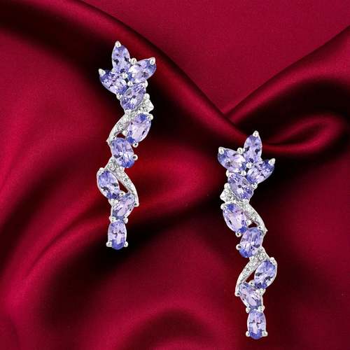 Hiflyer Sterling Silver Earring With Gem  Gender: Women