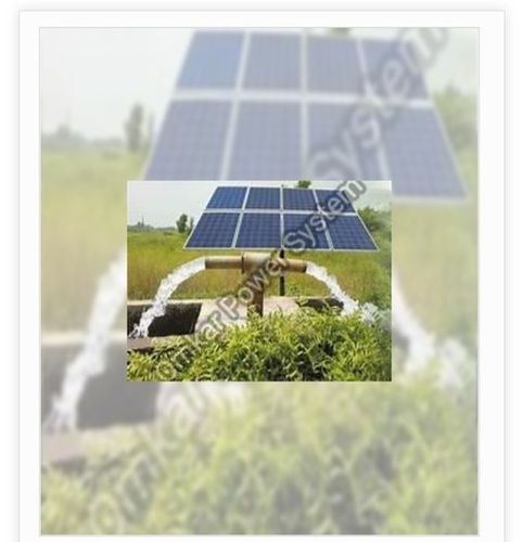 Blue Rectangular Shape Solar Water Pump