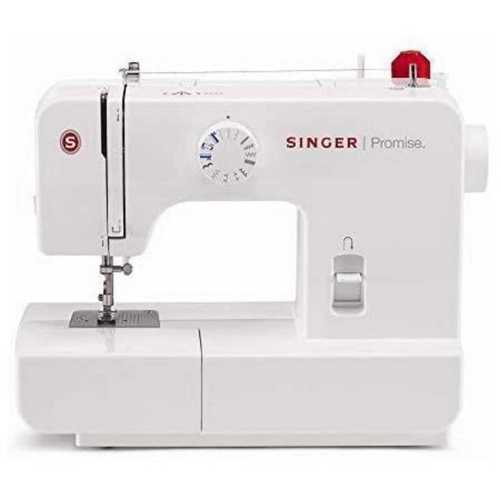 White Semi Automatic Sewing Machine