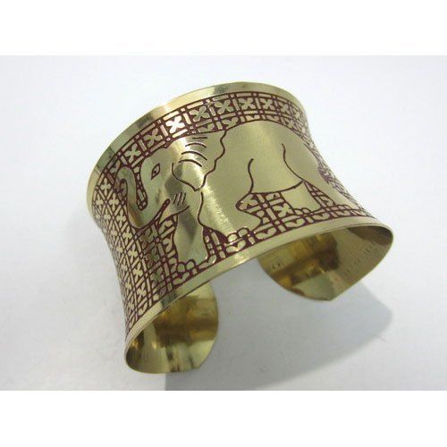 13CL-034 Brass Cuff Bracelet