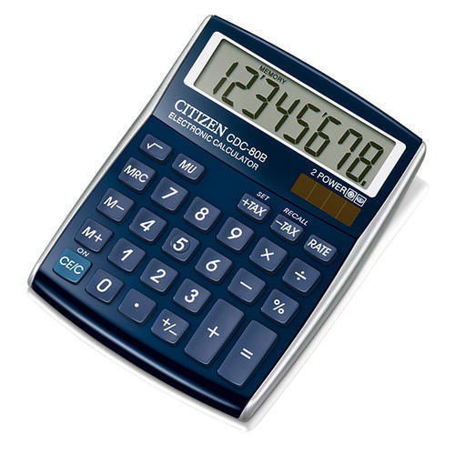 Any Color Citizen Digital Calculator - Cdc-80Bl