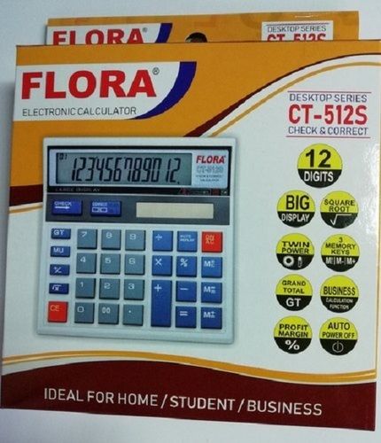 Any Color Digital Battery Operated Calculator 512S